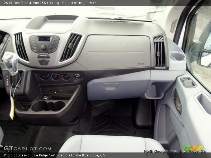 Oxford White / Pewter 2015 Ford Transit Van 250 LR Long