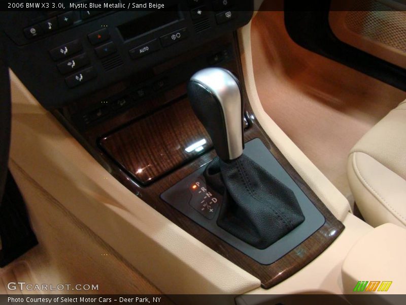 Mystic Blue Metallic / Sand Beige 2006 BMW X3 3.0i