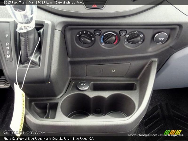 Oxford White / Pewter 2015 Ford Transit Van 250 LR Long