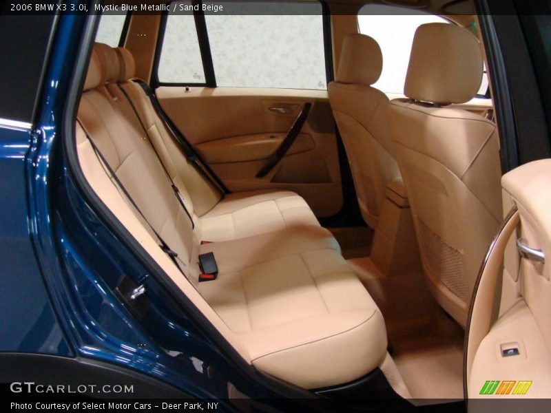 Mystic Blue Metallic / Sand Beige 2006 BMW X3 3.0i