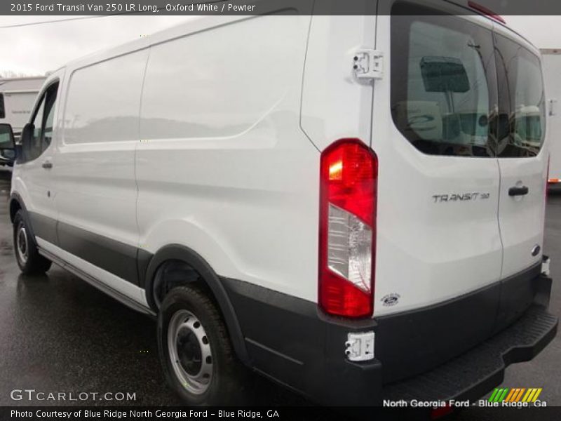 Oxford White / Pewter 2015 Ford Transit Van 250 LR Long