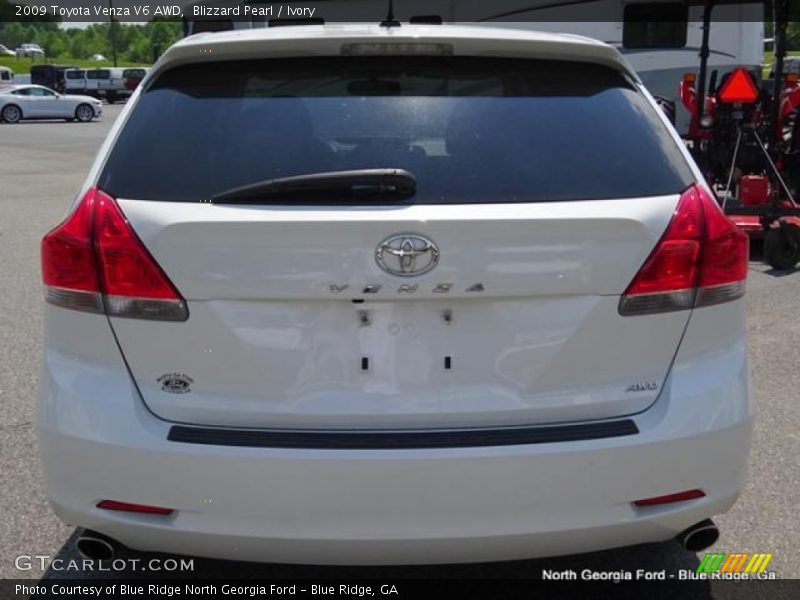 Blizzard Pearl / Ivory 2009 Toyota Venza V6 AWD