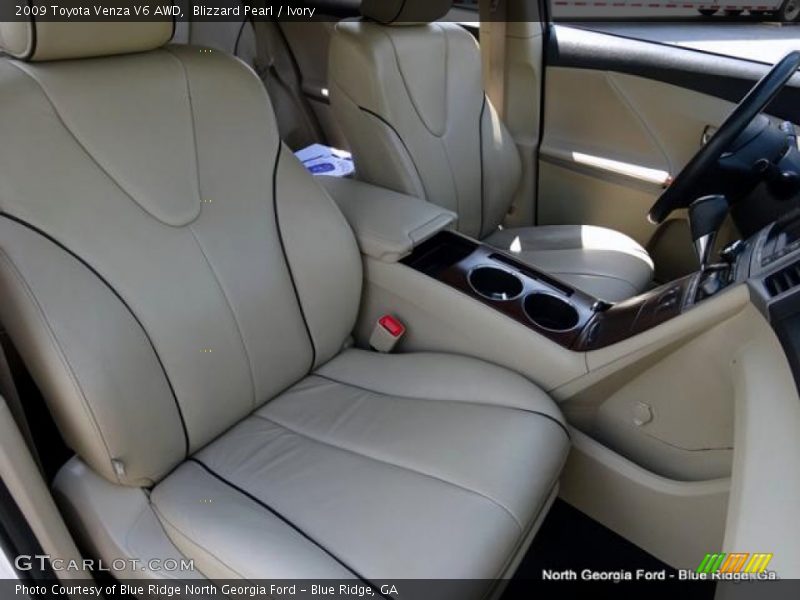 Blizzard Pearl / Ivory 2009 Toyota Venza V6 AWD