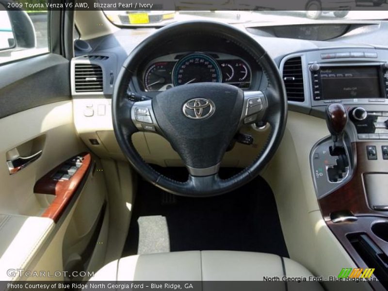Blizzard Pearl / Ivory 2009 Toyota Venza V6 AWD