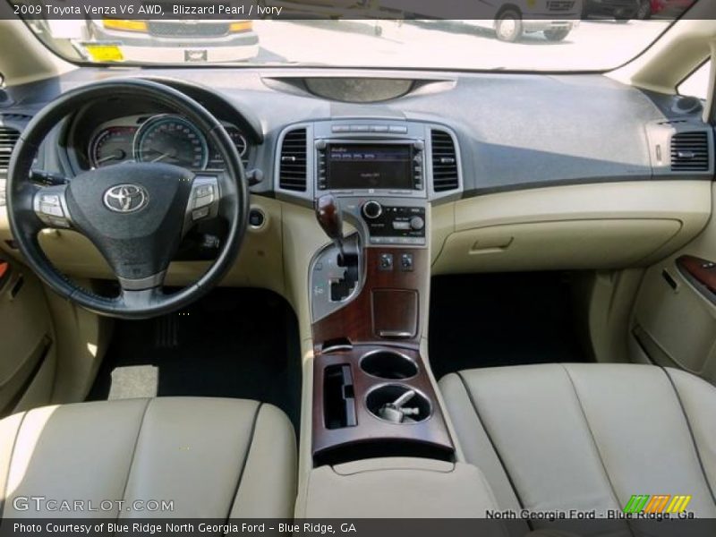 Blizzard Pearl / Ivory 2009 Toyota Venza V6 AWD