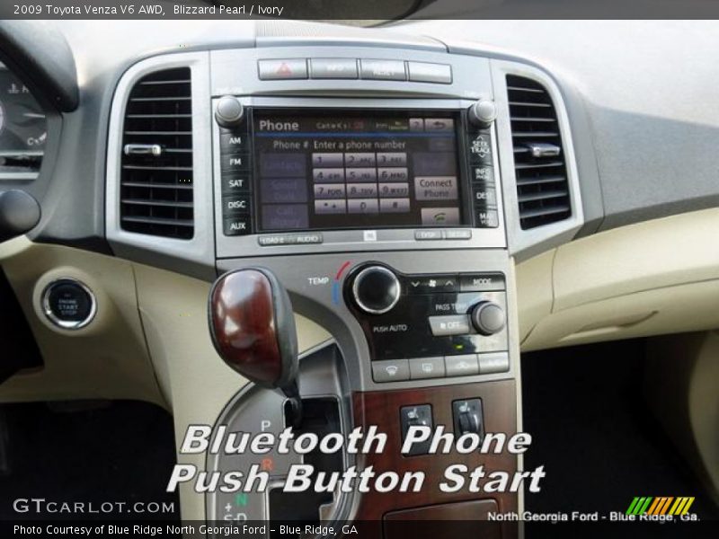 Blizzard Pearl / Ivory 2009 Toyota Venza V6 AWD