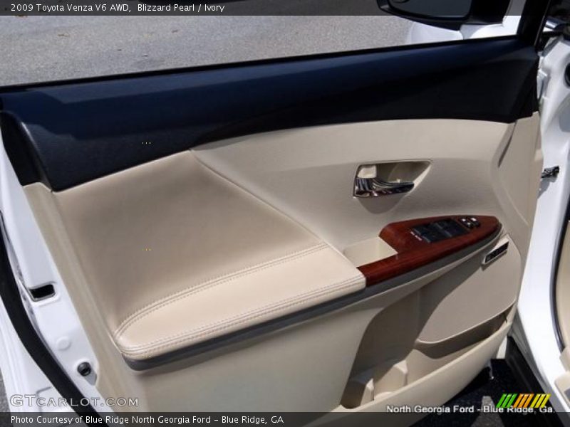 Blizzard Pearl / Ivory 2009 Toyota Venza V6 AWD