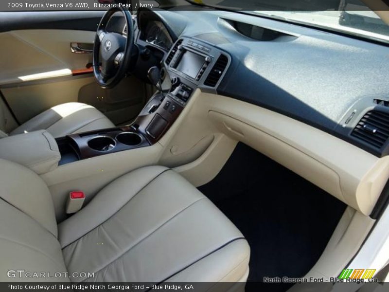 Blizzard Pearl / Ivory 2009 Toyota Venza V6 AWD