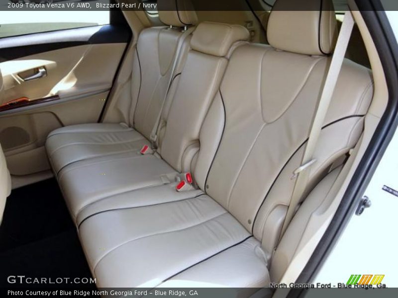 Blizzard Pearl / Ivory 2009 Toyota Venza V6 AWD