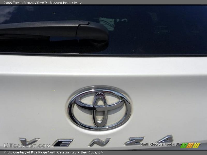 Blizzard Pearl / Ivory 2009 Toyota Venza V6 AWD