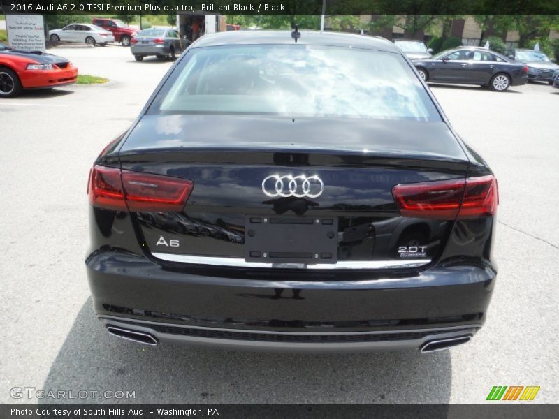 Brilliant Black / Black 2016 Audi A6 2.0 TFSI Premium Plus quattro