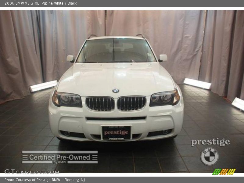 Alpine White / Black 2006 BMW X3 3.0i