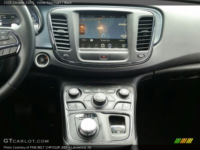 Velvet Red Pearl / Black 2015 Chrysler 200 S