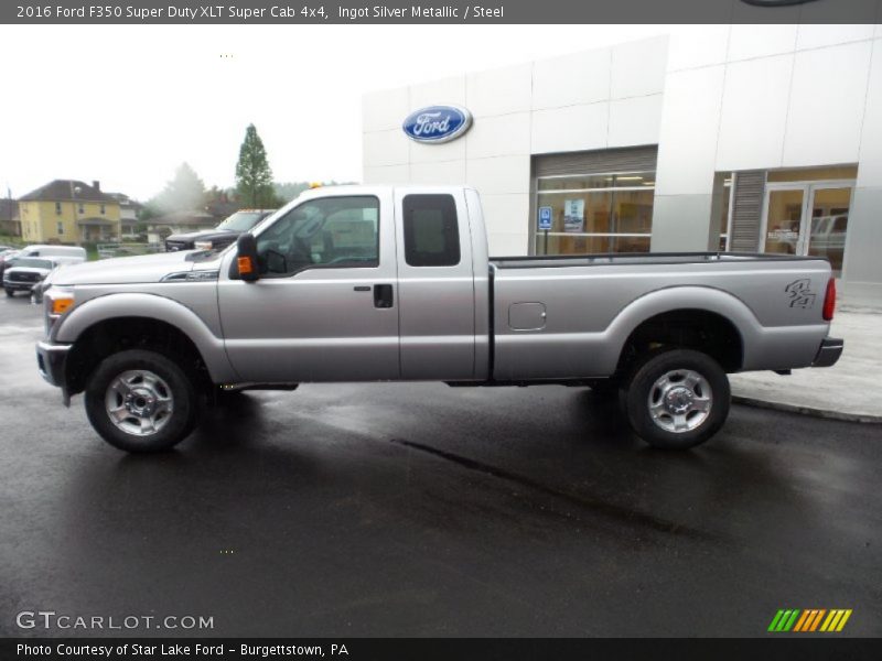  2016 F350 Super Duty XLT Super Cab 4x4 Ingot Silver Metallic