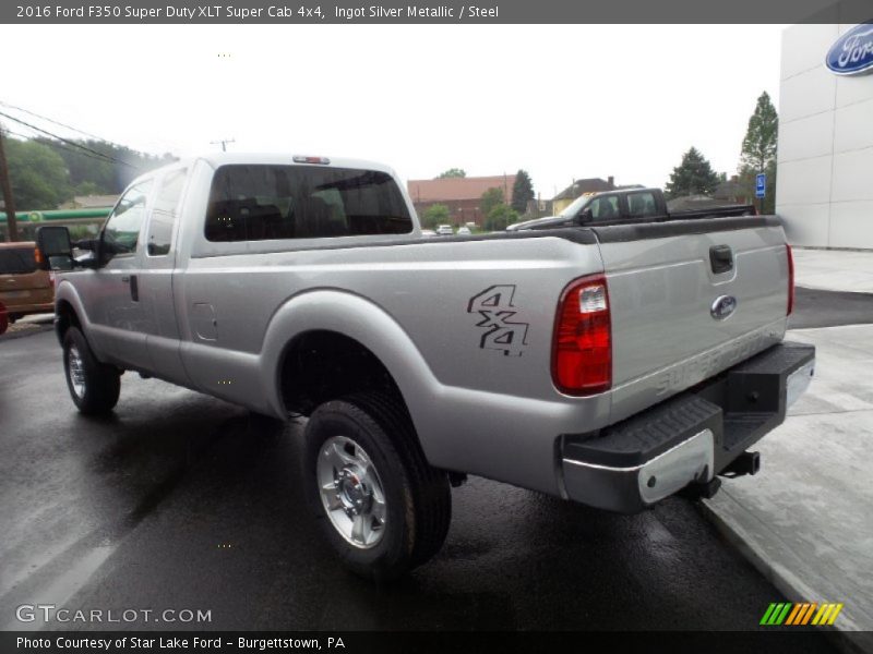 Ingot Silver Metallic / Steel 2016 Ford F350 Super Duty XLT Super Cab 4x4