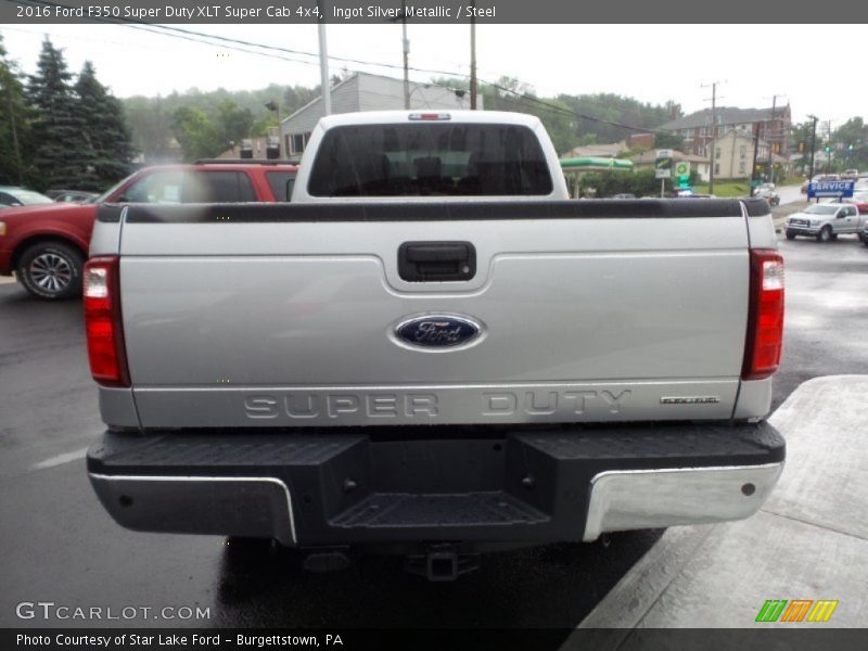 Ingot Silver Metallic / Steel 2016 Ford F350 Super Duty XLT Super Cab 4x4