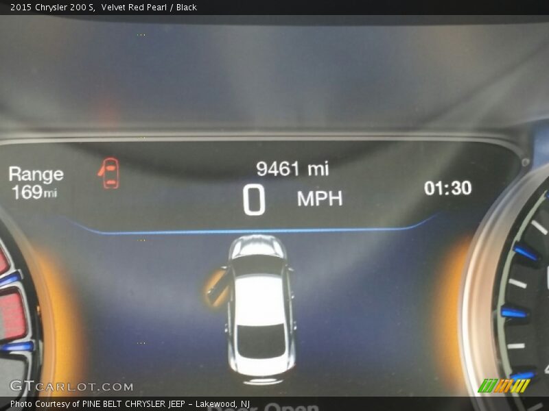 Velvet Red Pearl / Black 2015 Chrysler 200 S
