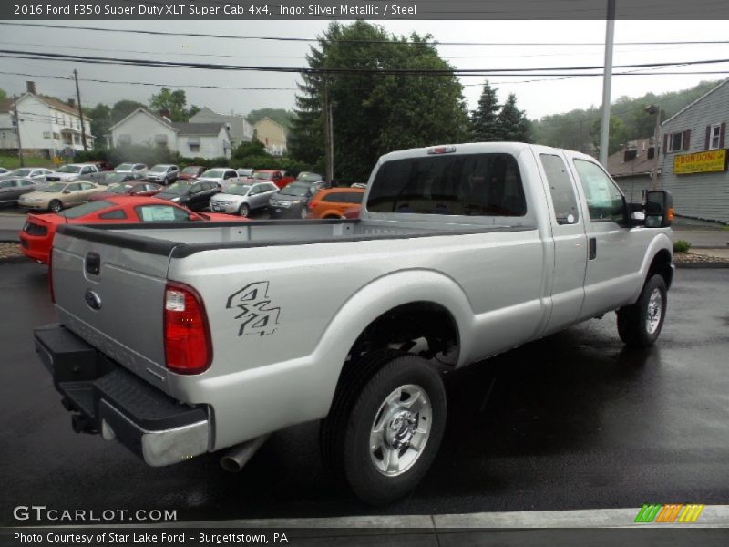 Ingot Silver Metallic / Steel 2016 Ford F350 Super Duty XLT Super Cab 4x4