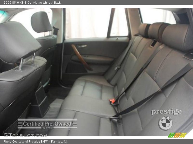 Alpine White / Black 2006 BMW X3 3.0i