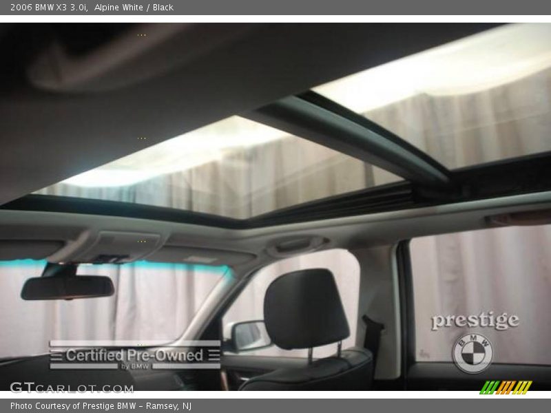 Alpine White / Black 2006 BMW X3 3.0i