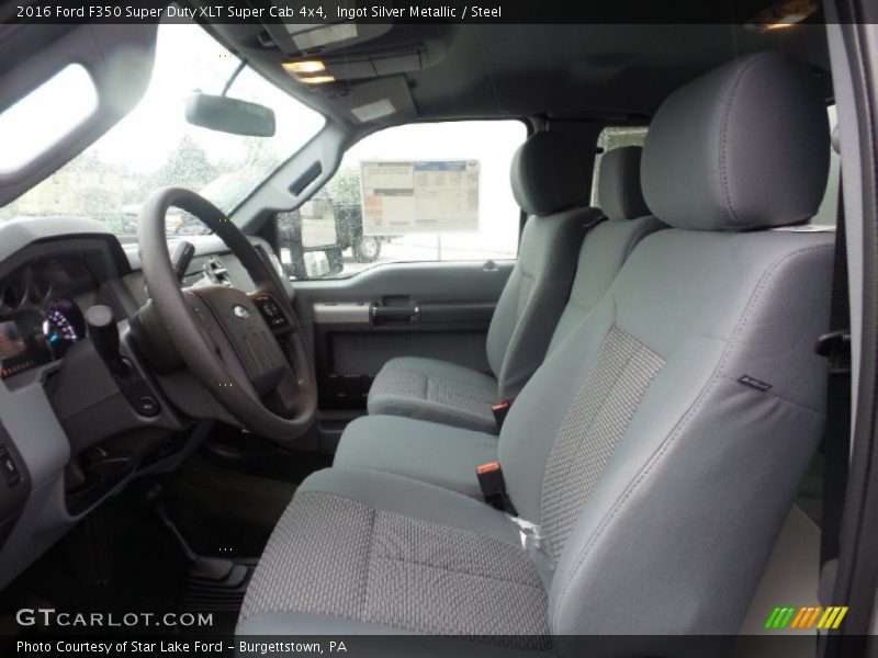 Ingot Silver Metallic / Steel 2016 Ford F350 Super Duty XLT Super Cab 4x4