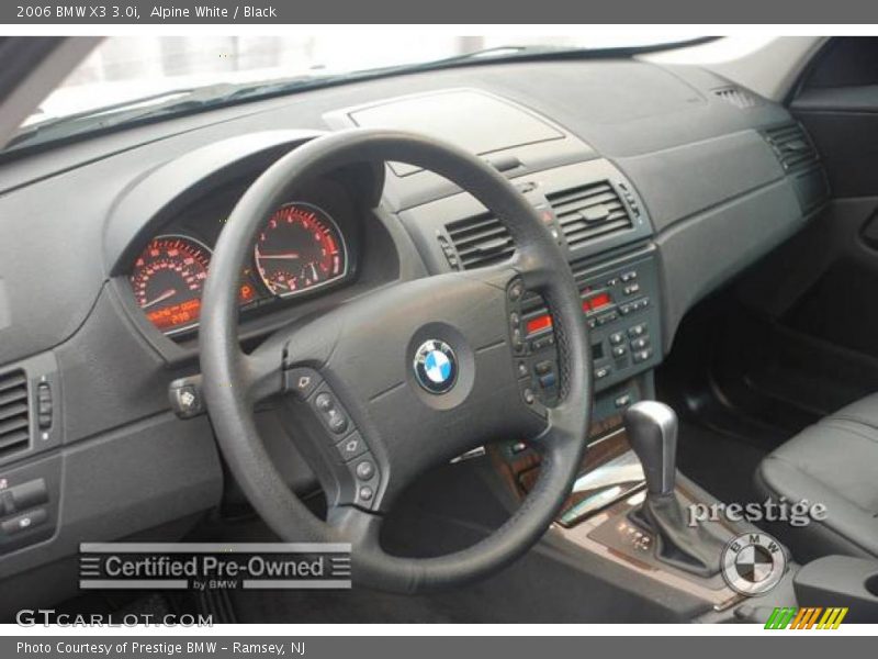 Alpine White / Black 2006 BMW X3 3.0i