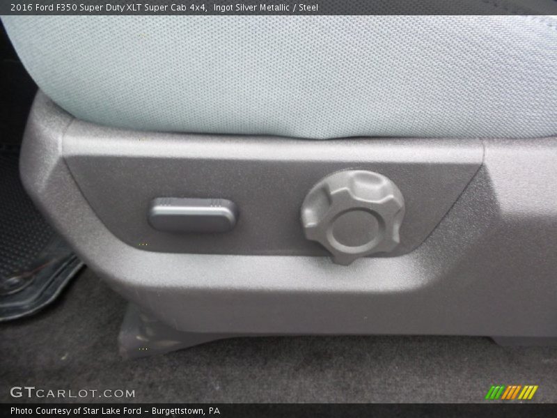 Ingot Silver Metallic / Steel 2016 Ford F350 Super Duty XLT Super Cab 4x4