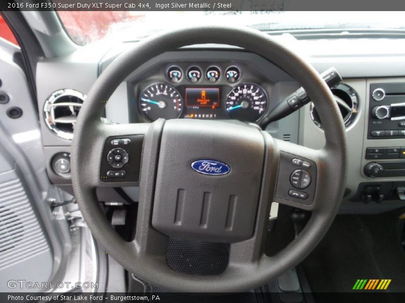  2016 F350 Super Duty XLT Super Cab 4x4 Steering Wheel