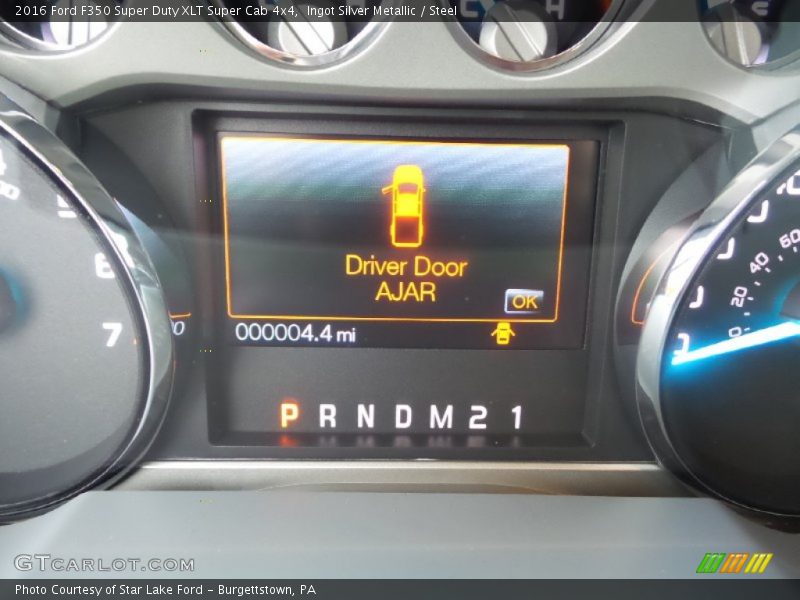 Ingot Silver Metallic / Steel 2016 Ford F350 Super Duty XLT Super Cab 4x4
