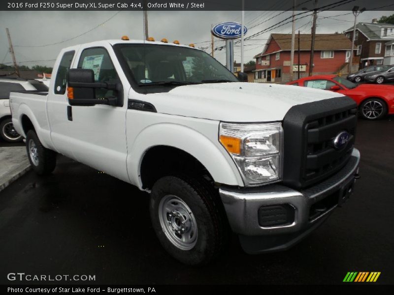 Oxford White / Steel 2016 Ford F250 Super Duty XL Super Cab 4x4