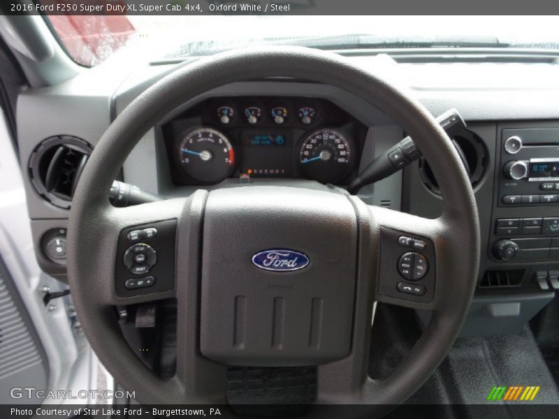 Oxford White / Steel 2016 Ford F250 Super Duty XL Super Cab 4x4