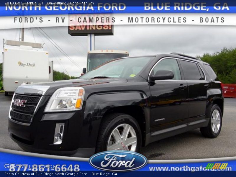 Onyx Black / Light Titanium 2010 GMC Terrain SLT