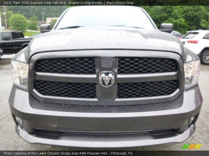 Granite Crystal Metallic / Black/Diesel Gray 2015 Ram 1500 Express Crew Cab 4x4