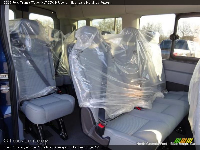 Blue Jeans Metallic / Pewter 2015 Ford Transit Wagon XLT 350 MR Long