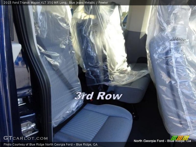 Blue Jeans Metallic / Pewter 2015 Ford Transit Wagon XLT 350 MR Long