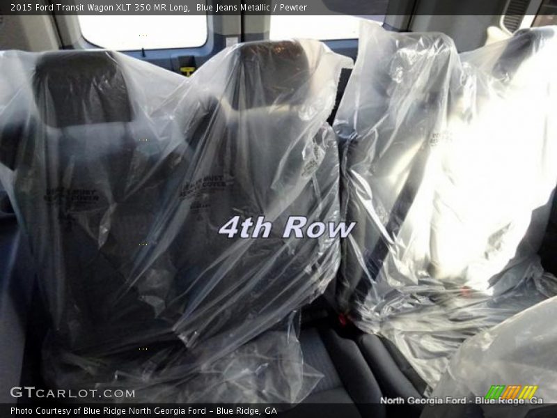 Blue Jeans Metallic / Pewter 2015 Ford Transit Wagon XLT 350 MR Long