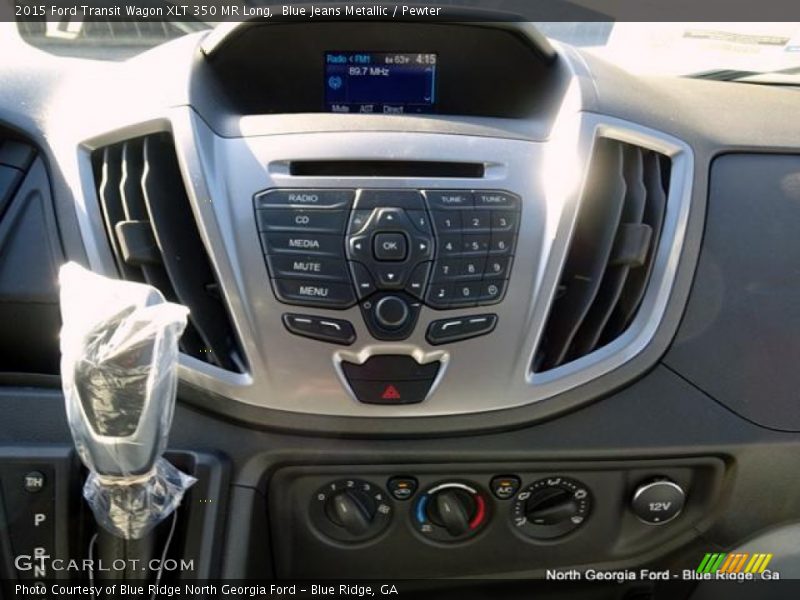 Blue Jeans Metallic / Pewter 2015 Ford Transit Wagon XLT 350 MR Long