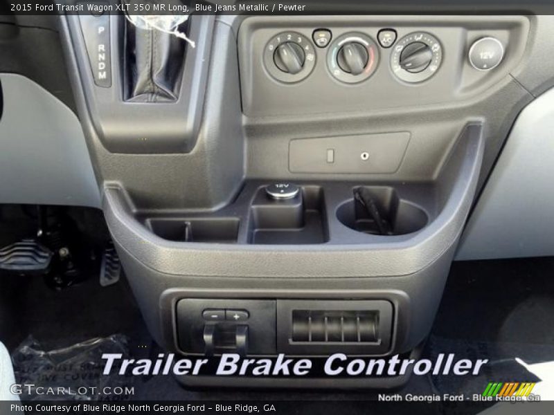 Blue Jeans Metallic / Pewter 2015 Ford Transit Wagon XLT 350 MR Long