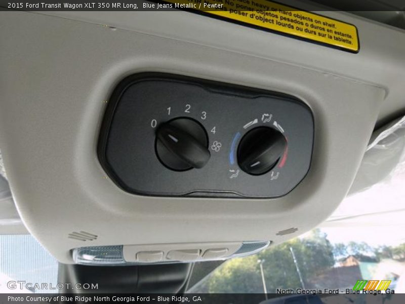 Blue Jeans Metallic / Pewter 2015 Ford Transit Wagon XLT 350 MR Long
