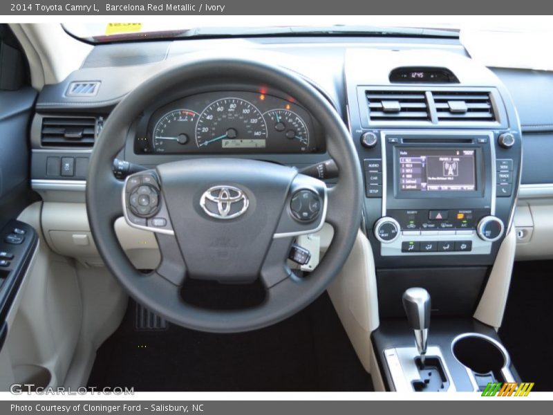 Barcelona Red Metallic / Ivory 2014 Toyota Camry L