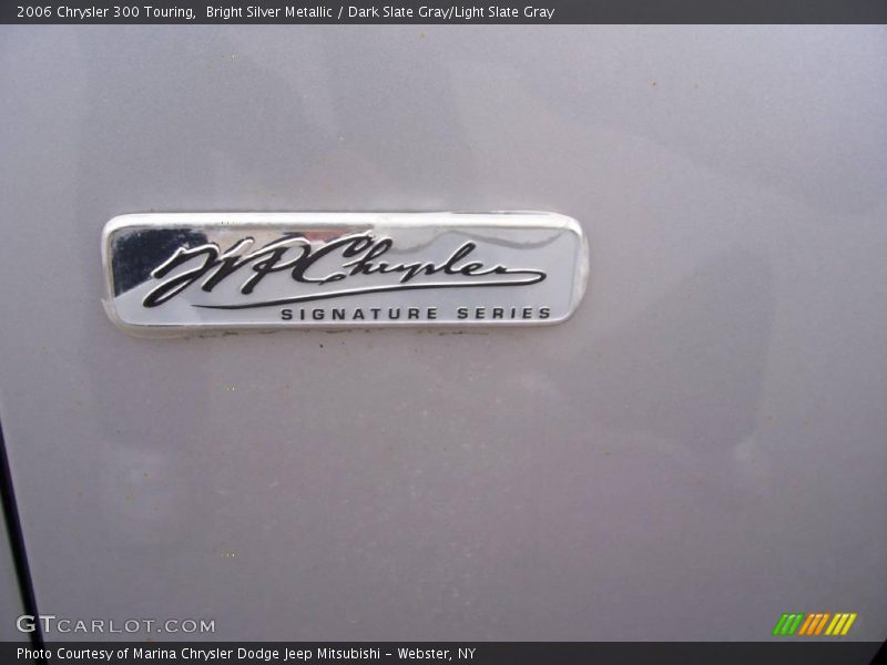 Bright Silver Metallic / Dark Slate Gray/Light Slate Gray 2006 Chrysler 300 Touring