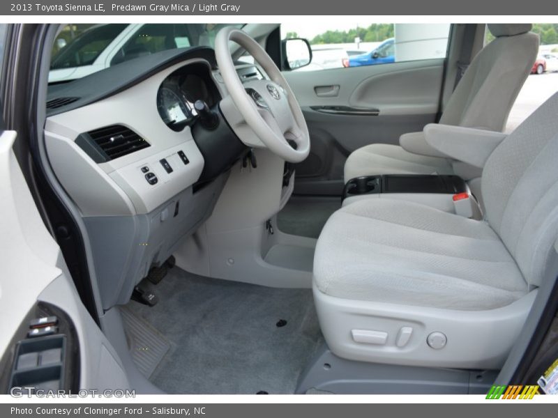 Predawn Gray Mica / Light Gray 2013 Toyota Sienna LE