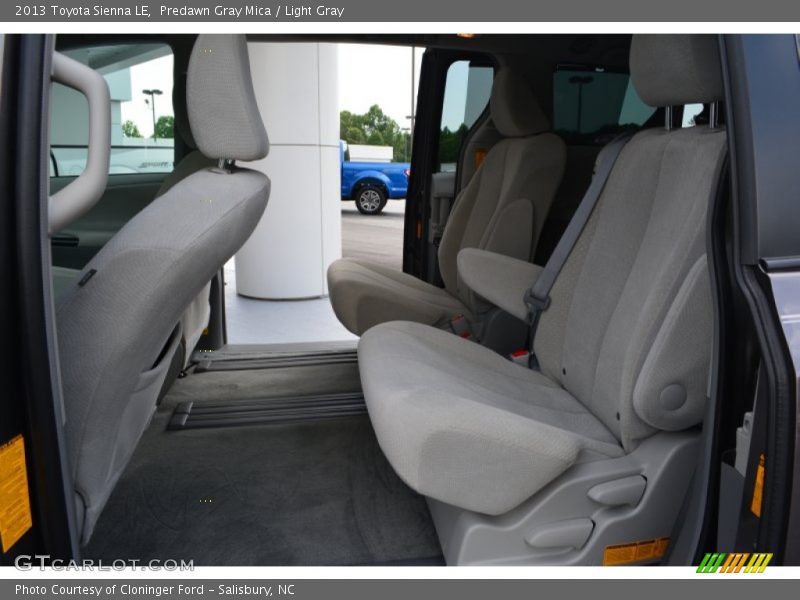 Predawn Gray Mica / Light Gray 2013 Toyota Sienna LE