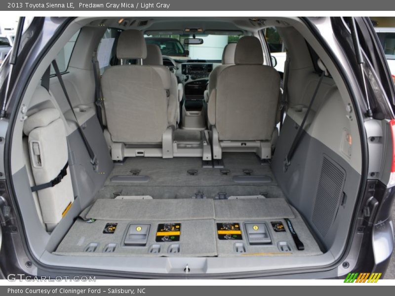 Predawn Gray Mica / Light Gray 2013 Toyota Sienna LE