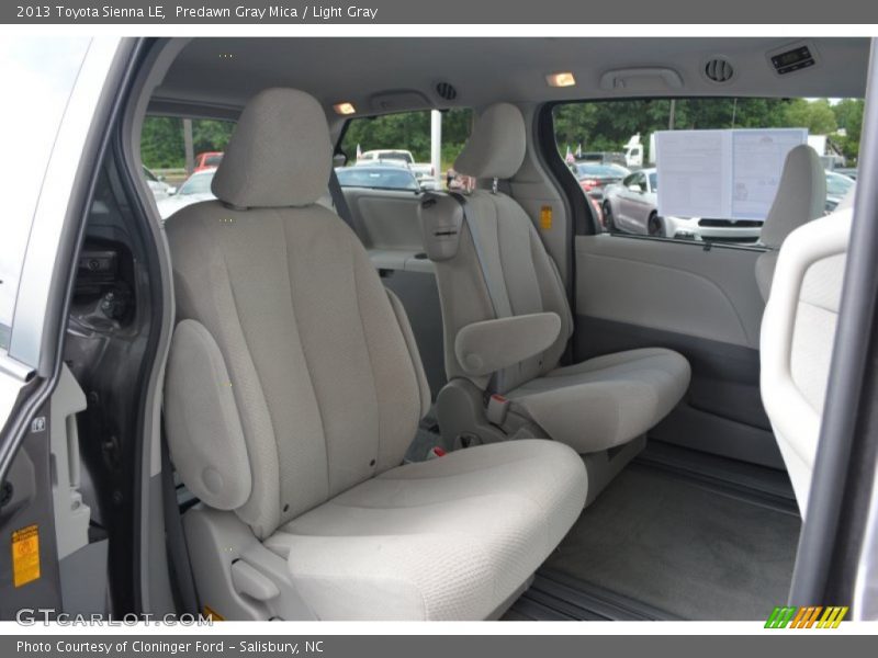 Predawn Gray Mica / Light Gray 2013 Toyota Sienna LE