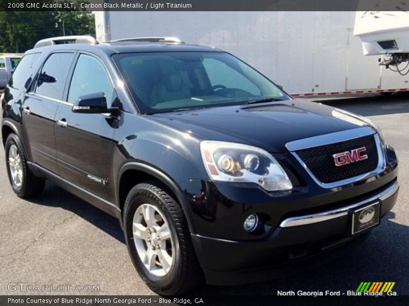 Carbon Black Metallic / Light Titanium 2008 GMC Acadia SLT