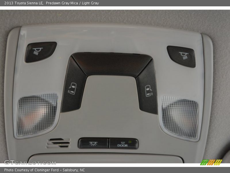 Predawn Gray Mica / Light Gray 2013 Toyota Sienna LE