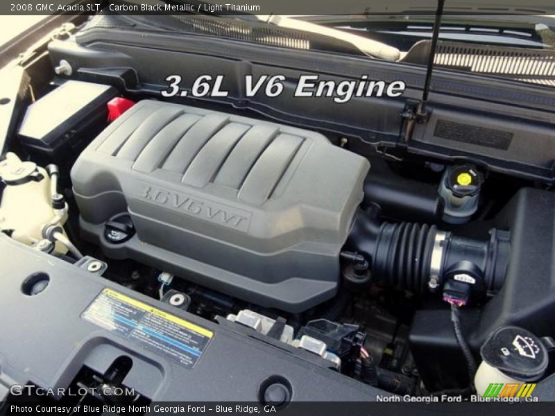 Carbon Black Metallic / Light Titanium 2008 GMC Acadia SLT