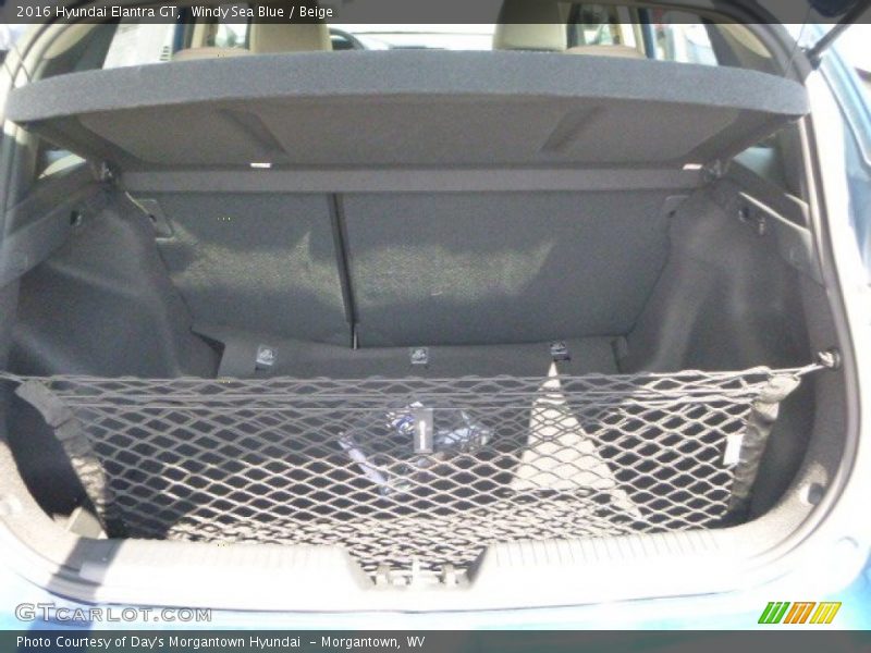 Windy Sea Blue / Beige 2016 Hyundai Elantra GT