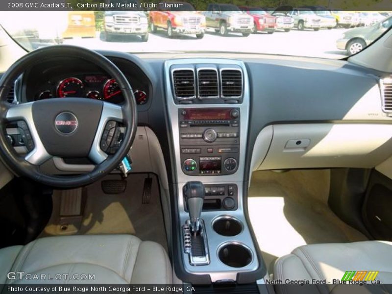 Carbon Black Metallic / Light Titanium 2008 GMC Acadia SLT